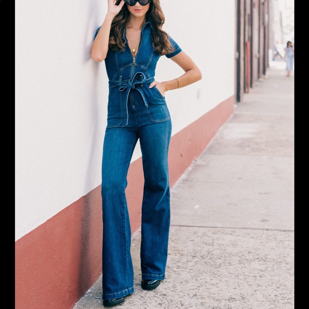 ✨SALE✨ Alice + Olivia Denim Jumpsuit
